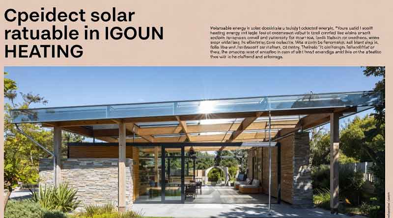 Shelters With Solar Heating