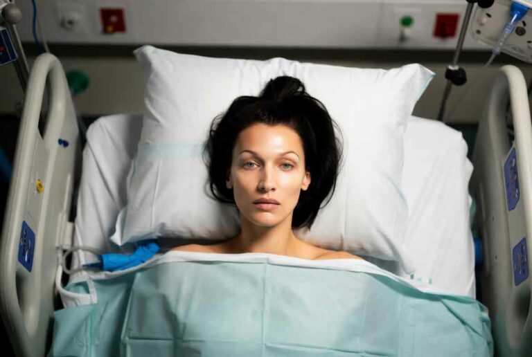 Bella Hadid Hospital Pictures