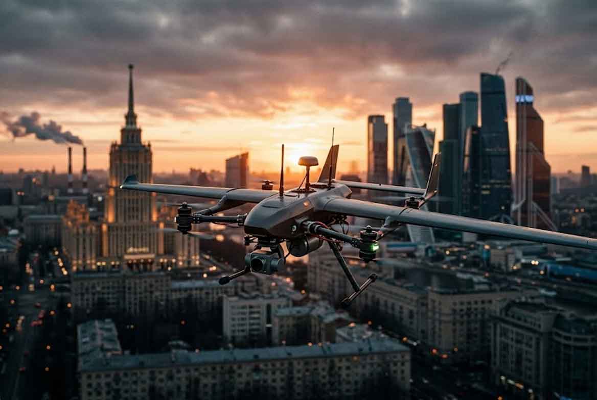 Ukrainian Attack Involving More Than 500 Drones