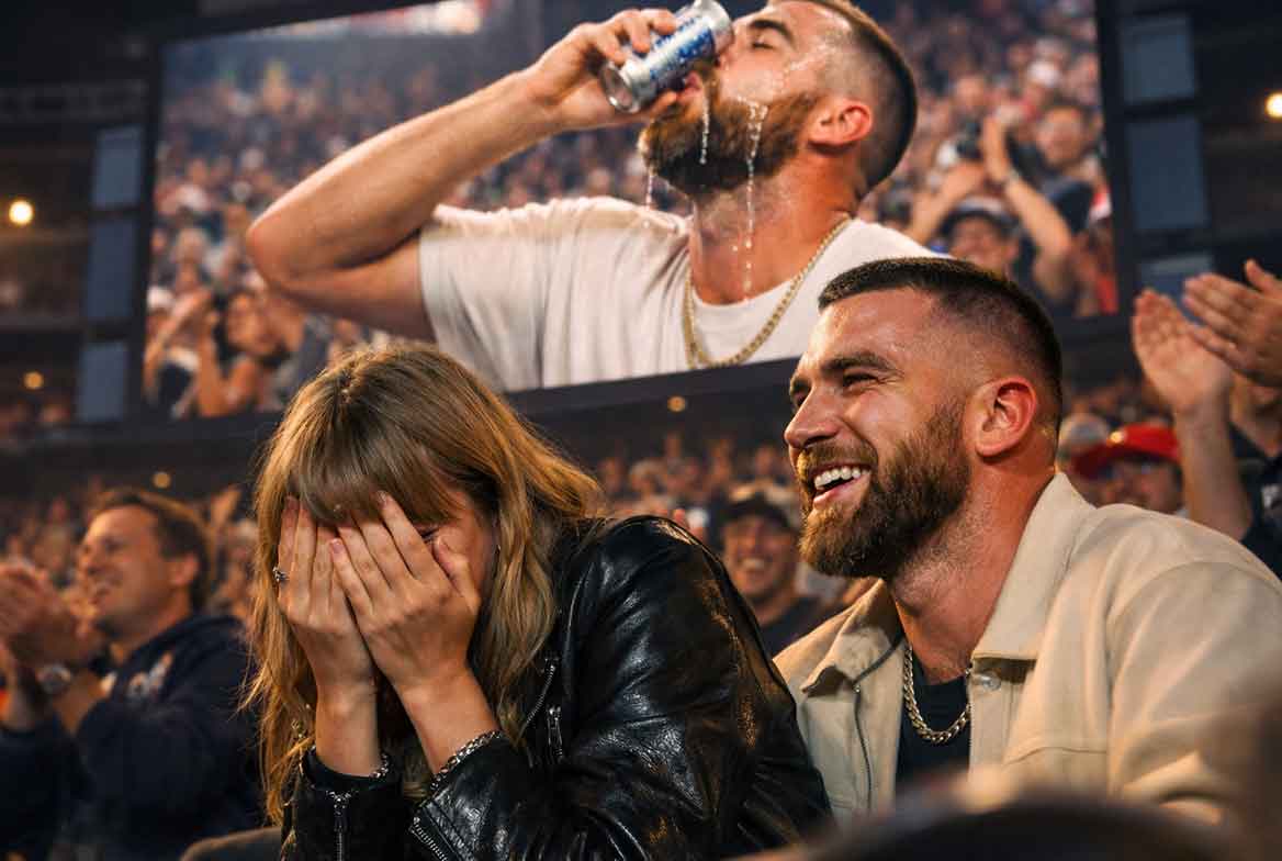Travis Kelces Viral Moment
